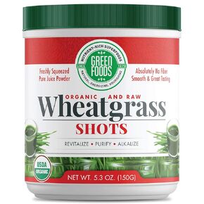 Green Foods Wheat Grass Shot 30SRV ORG, 5.3 Ounce