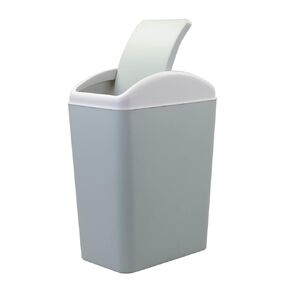 4.5 Gallon Pink Plastic Waste Can, Kitchen Garbage Can with Swing Lid, 1 Pack