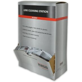 MAGID M100D 100 Lens Cleaning Towelettes with Dispenser (100 per Dispenser)
