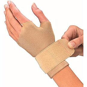 Mueller 6904 Compression Glove, Large, Beige