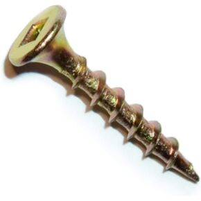 014973302566 Square Drive All Purpose Screws, 6 x 1-Inch, 314-Piece , Yellow