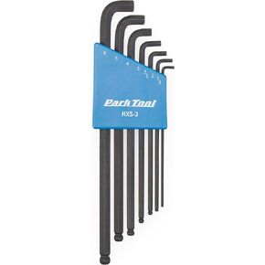 Park Tool HXS-3 - Stubby Hex Wrench Set Tool, Blue