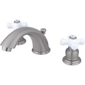 Kingston Brass KB962PX Magellan Widespread Bathroom Faucet, Polished Brass, 10 x 5.75 x 4.06