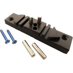 JEWEL TOOL Cast Aluminum Wire Bending Jig | Compact Size 4.5" X 1" X 1.6" | Includes 4 Steel Pegs & 2 Mounting Screws | Great For Bending & Shaping Soft Metal Wires