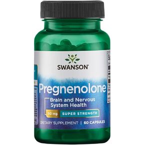 Swanson Super-Strength Pregnenolone 50 Milligrams 60 Capsules