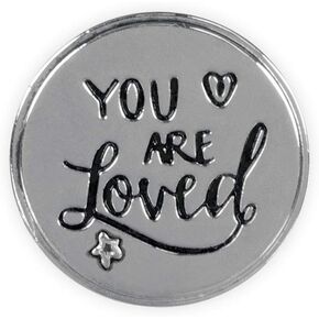 Angelstar You are Loved Inspire On Decorative Token, 1"