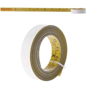 Miter Saw Track Tape Measure Self Adhesive Backing Metric Steel Ruler 1/2/3/5M (3m-Yellow, Left to Right)