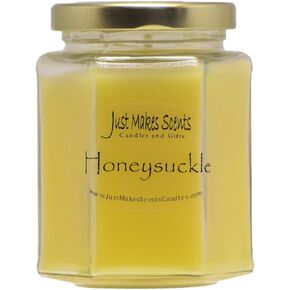 Honeysuckle Scented Blended Soy Candle | Hand Poured Spring Candles | Made in The USA by by Just Makes Scents Candles & Gifts