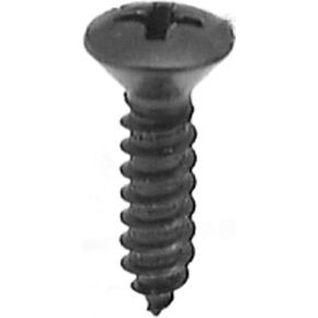 100#10 X 3/4" Phillips Oval Head Tapping Screws Black Oxide
