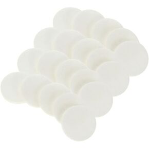 Healifty Car Essential Oil 100pcs Diffuser Refill Pad Essential Oil Diffuser Pads Cotton Aromatherapy Replacement Pads Oil Dispenser for Diffuser Necklace Vent Clip White Aromafier Refill Pads