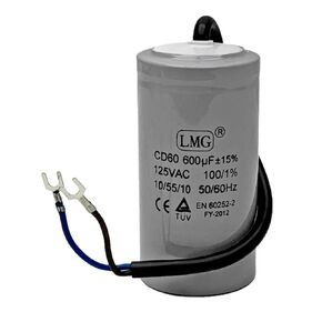 AceCrew Start Capacitor 600uf, 50/60Hz CD60 Capacitor Replacement - 125VAC / 250VAC (125, Volts (AC))
