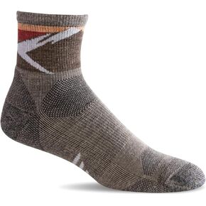 Sockwell Men's Modern Mountian Quarter Moderate Compression Sock