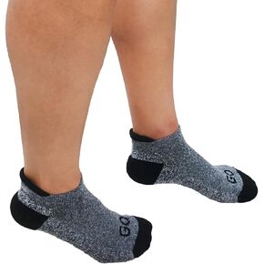 Ankle Compression Socks 20-30 mmHg Unisex Comfortable Arch Support 2-Pack Made in USA
