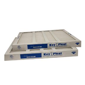 Sterling Seal KP-5251004858x2 Purolator Key Pleat Extended Surface Pleated Air Filter, Mechanical MERV 8, 16" W x 20" H x 1" D (Pack of 2)