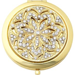 Olivia Riegel Gold Windsor Compact Make up Mirror