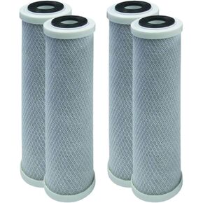 4-Pack Compatible for Watts MAXETW-975 10-Inch 5-Micron for Multi-Cartridge Whole House Water Filter with Solid Block Activated Carbon