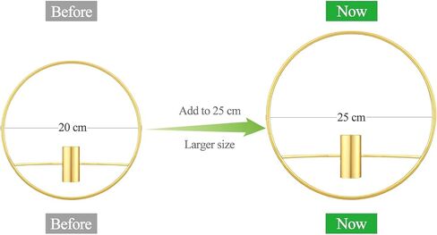 مجموعة من نباتين صناعيين مع حلقة تعليق دائرية معدنية ذهبية لديكور الحائط، ونباتات وهمية خضراء مثبتة على الحائط في حلقة معدنية لديكور المنزل الحديث، وديكور حائط لغرفة النوم، وغرفة المعيشة (ذهبي) in Kuwait