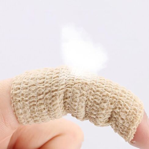 GSHLLO 6 Rolls 2 Inch x 5 Yards Self Adhesive Bandages Breathable Cohesive Bandage Wrap Elastic Athletic Tape Sports Wrist Ankle Bandage in Saudi Arabia