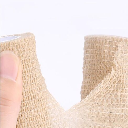 GSHLLO 6 Rolls 2 Inch x 5 Yards Self Adhesive Bandages Breathable Cohesive Bandage Wrap Elastic Athletic Tape Sports Wrist Ankle Bandage in Saudi Arabia