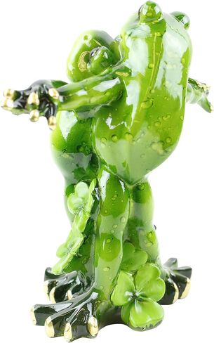 Novelty Funny Frog Figurine Titanic Frog Jack and Rose Style Romantic Relaxing Statue Home Decor in Kuwait
