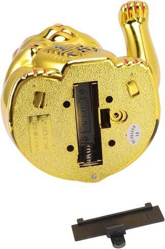 Lucky Fortune Cat, Japanese Lucky Cat with Waving Arm, Feng Shui Good Luck Cat Figurine, Battery Operated Gold Fortune Cat Wealth Health Welcoming Ornament for Home Restaurant Hotel(6in Golden Cat) in Saudi Arabia