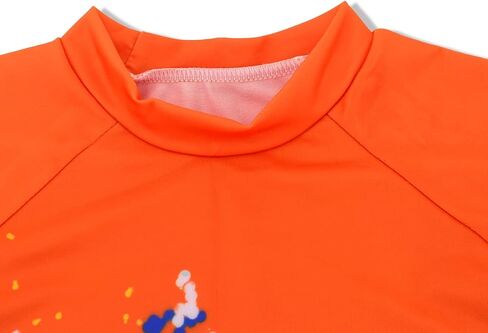 Boys Two Piece Rash Guard Swimsuits Kids Short Sleeve Sunsuit Swimwear Sets in Saudi Arabia