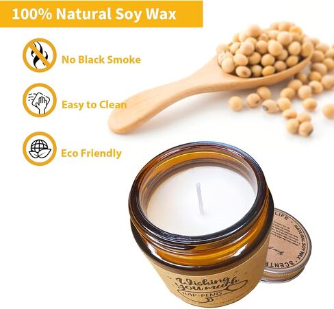Funny Engagement Scented Candles Relaxing Lavender for Couples, New Weds (Wish You Much Happiness, 7 OZ / 200 Gram) in Saudi Arabia