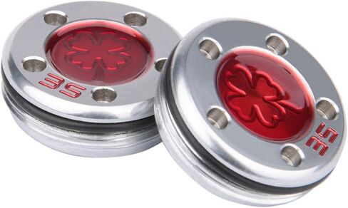 OGECLF 2pcs Red Lucky Clover Golf Weights for Titleist Scotty Cameron Newport, Phantom, Futura, GoLo, California Putters 5g 10g 15g 20g 25g 30g 35g 40g 45g for Option in Saudi Arabia