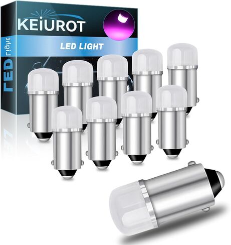 Keiurot GE 44 47 755 756 1893 1895 1847 لمبة BA9S DC/AC 6.3V 6V لمبة LED حربة لمبات Pinball Led لمبات Pinball Machine Light Bulb، حزمة من 10 (أبيض دافئ) in Saudi Arabia