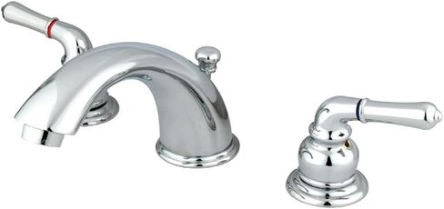 Kingston Brass GKB964 Magellan 8-Inch Widespread Lavatory Faucet with Retail Pop-Up, 5-3/4 inch in Spout Reach, Chrome/Polished,Bronze in Saudi Arabia