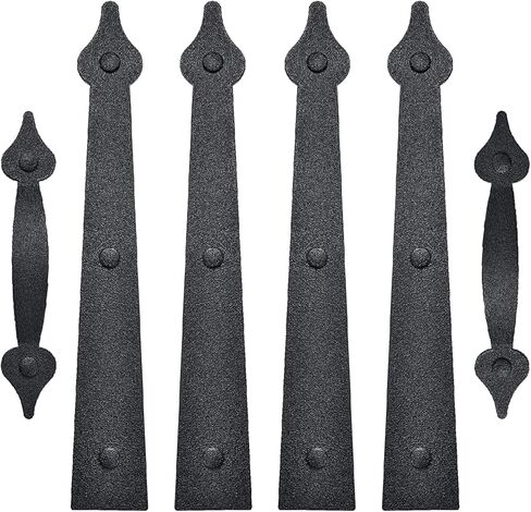 Garage Door Magnetic Decorative Hardware Carriage Accents Faux Hinges Handle Kit Pack of 1 in Saudi Arabia