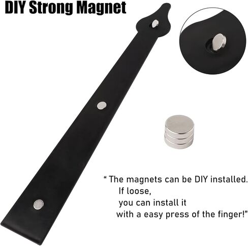 Garage Door Magnetic Decorative Hardware Carriage Accents Faux Hinges Handle Kit Pack of 1 in Saudi Arabia