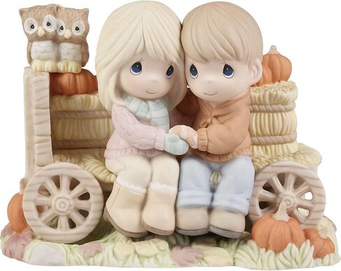 Precious Moments 221022 Falling Into Fun with The One I Love Limited Edition Bisque Porcelain Figurine in Saudi Arabia