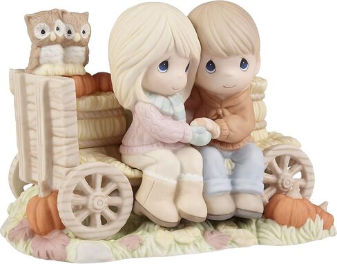 Precious Moments 221022 Falling Into Fun with The One I Love Limited Edition Bisque Porcelain Figurine in Saudi Arabia