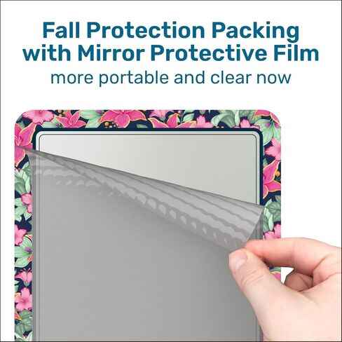 مرآة خزانة مغناطيسية للمدرسة والمكتب، مع مرآة مغناطيسية قوية للخزانة، ملحقات خزانة فعالة وعملية، مرآة خزانة مغناطيسية بتصميم ملون، عبوة واحدة in Kuwait