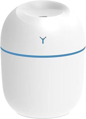 USB desktop cold fog humidifier, mini portable aromatherapy humidifier, 2 humidification modes, 7 color light change, suitable for a variety of scenes, to solve the air dry and other problems in Saudi Arabia