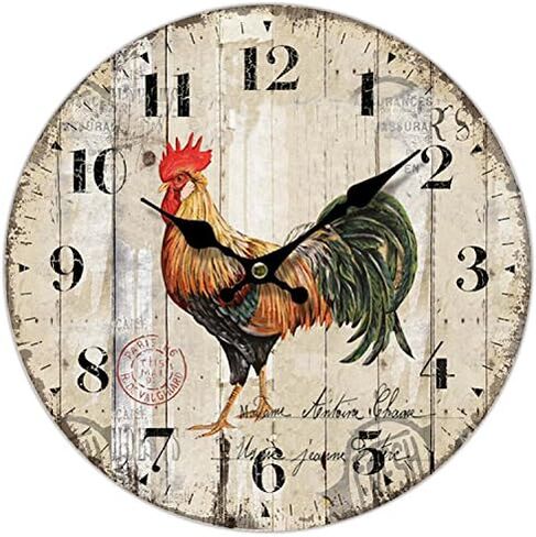 ساعة حائط دائرية من روستر كوارتز - 11 بوصة، HH311 in Kuwait