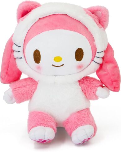 Adorable 10-Inch Plush Toys - Soft and Cuddly Cartoon Animal Pillow Doll - Perfect for Kids' Room Décor, Birthday Gifts, and Party Favors - Cute Stuffed Figure for Girls and Fans (Pink) in Saudi Arabia