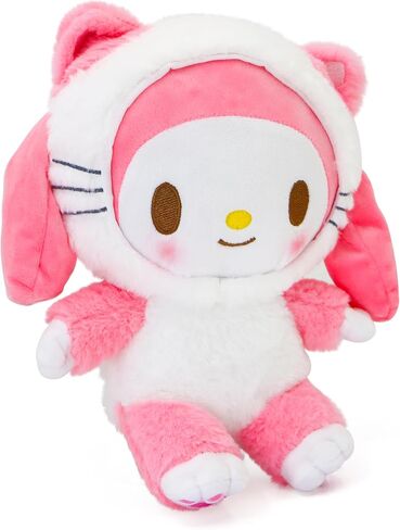 Adorable 10-Inch Plush Toys - Soft and Cuddly Cartoon Animal Pillow Doll - Perfect for Kids' Room Décor, Birthday Gifts, and Party Favors - Cute Stuffed Figure for Girls and Fans (Pink) in Saudi Arabia