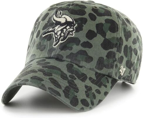 47 Women's Minnesota Vikings Bagheera Green Clean Up Cap - NFL Low Profile Adjustable Dad Hat in Saudi Arabia