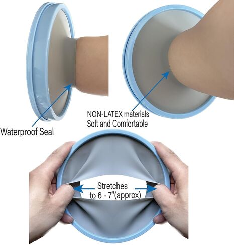 Arm Cast Covers for Shower, Adult Full Arm Bath Shower Protector, Waterproof Cast Shower Bag for Arm Bandage, Surgery and Wound in Saudi Arabia