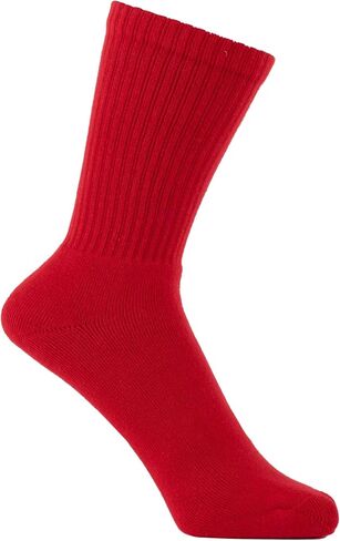 ZAKIRA Finest Combed Cotton Terry Lined Athletic Crew Socks for Men, Women - 4 Pack in Kuwait