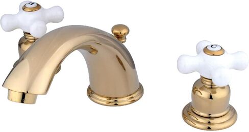 Kingston Brass KB962PX Magellan صنبور حمام واسع الانتشار، نحاس مصقول، 10 × 5.75 × 4.06 in Saudi Arabia