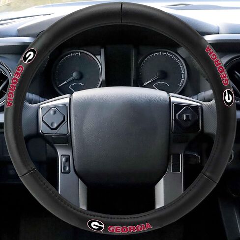 University of Michigan GLSTEERCOVER-Michigan Genuine Leather Steering Wheel Cover in Saudi Arabia
