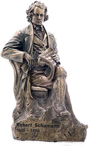 تمثال برونزي مصبوب بارد للملحن روبرت أ. شومان مقاس 9.5 سم in Kuwait