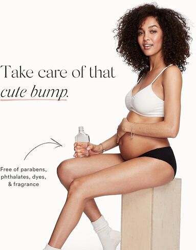 مجموعة HATCH Belly Bestie - زيت البطن، 4 أقنعة للبطن، وشم بطن غير سام - أساسيات الأمومة - هدايا مركزة على البطن هدية مثالية للأمومة in Kuwait