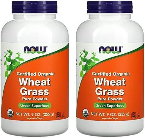 NOW Foods Supplements، عضوي معتمد وغير معدّل وراثيًا، مسحوق عشب القمح، Green Superfood، 9 أونصة in Saudi Arabia