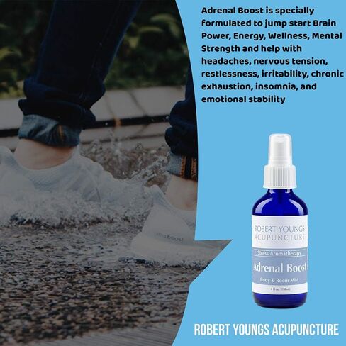 Adrenal Gland Essential Oil Spray Blend | Maximum Strength Jump Start for Energy, Wellness, Mental Power | Systemic Aromatherapy in Saudi Arabia