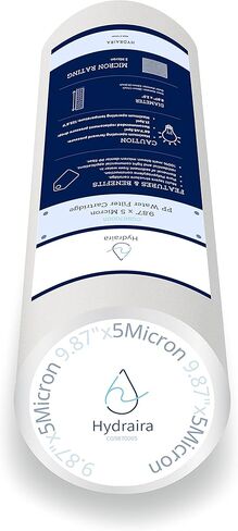 4-Pack 5 Micron 9.87" x 2.5" Sediment Water Filter Replacement Cartridge for Any Standard RO unit | Whole House RO System | Whole House Sediment Filtration CG9870005 in Saudi Arabia