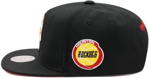 قبعة ميتشل آند نيس هيوستن روكتس NBA Sugar Skull Snapback قبعة قابلة للتعديل - أسود in Saudi Arabia